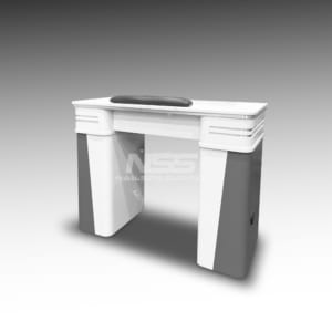 Table single Model Atlanta II (White/Grey)