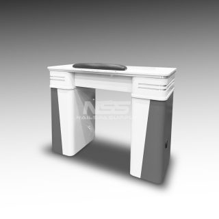Table single Model Atlanta II (White/Grey)