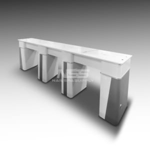 Table tripple Model Atlanta B (White/Grey)