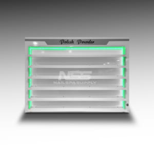 Polish Wall rack (3 line) Model Atlanta B (White/Grey)