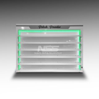 Polish Wall rack (3 line) Model Atlanta B (White/Grey)