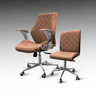 Combo Cust and Tech – Leather Italy Model Diamond – Cappuccino