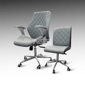 Combo Cust and Tech – Leather Italy Model Diamond – Grey