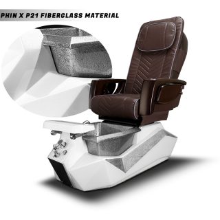 PhinX Grey P21 (Fiberglass Material)-Leather Padset P22