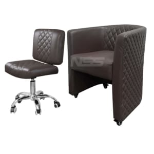 Combo Cust and Tech – Leather Italy – Model Elegant –Brown (Chocolate)