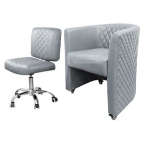 Combo Cust and Tech – Leather Italy – Model Elegant – Grey