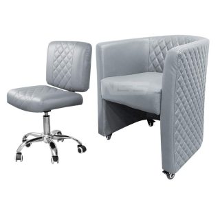 Combo Cust and Tech – Leather Italy – Model Elegant – Grey