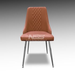 Customer Chair (Waitting chair)_Leather Italy_Model Vegas_Cappucino