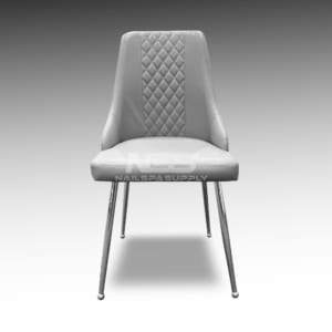 Customer Chair (Waitting chair)_Leather Italy_Model Vegas_Grey