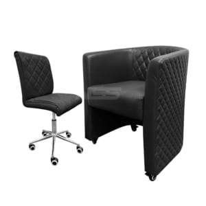 Combo Cust and Tech – Leather Italy – Model Elegant with Luxury - Color Black